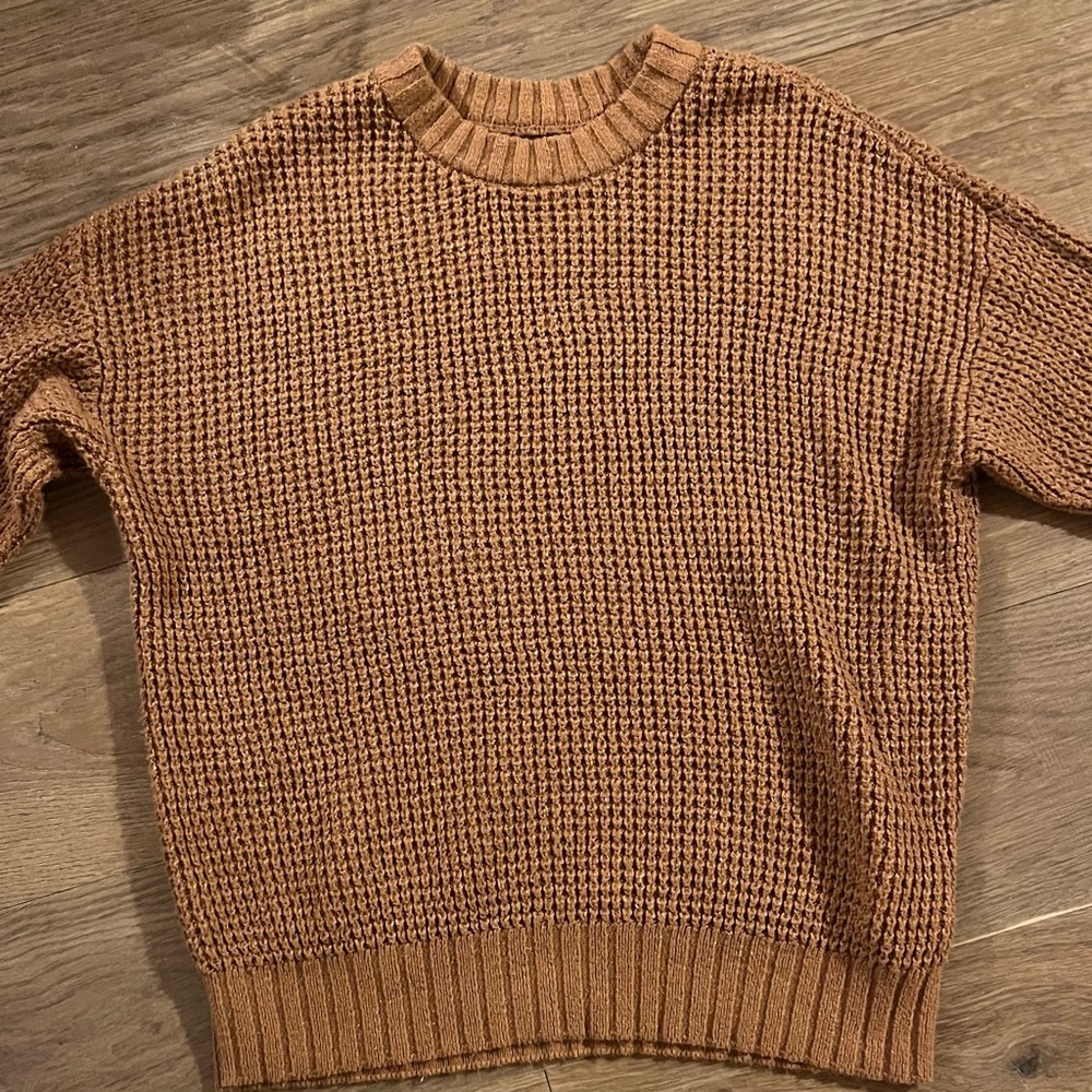 AE Oversized Waffle Knit Sweater